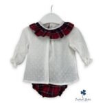 Conj. 2 Piezas C/ Volante Escocés