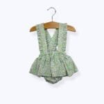 Braguita Falda Tirantes + Volantes Flores Fluor