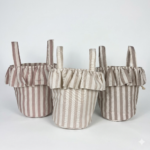 Bolso Bombonera Loneta Rayas