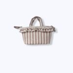 Bolso Nido Loneta Rayas Volante